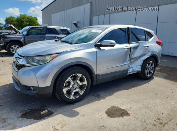7FARW1H58JE035372 2018 HONDA CR-V Silver Vista tres cuartos delantera izquierda