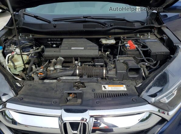 7FARW1H59HE011785 2017 HONDA CR-V Синий Вид задней части салона