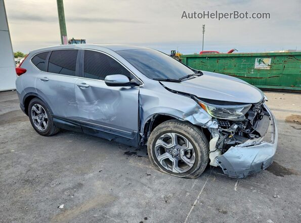 7FARW1H80JE046957 2018 HONDA CR-V Серебряный Передняя правая четверть