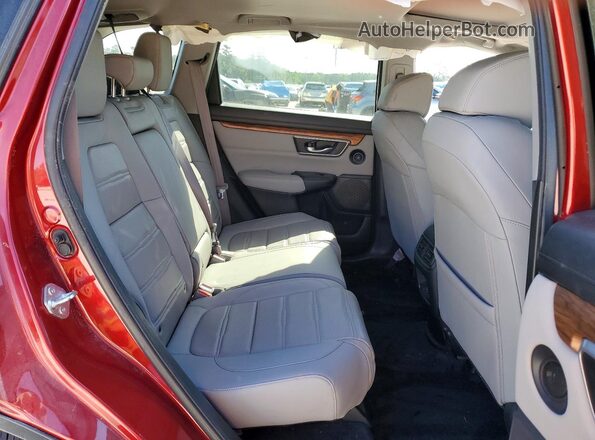 7FARW1H81ME022445 2021 HONDA CR-V Red Rear interior view