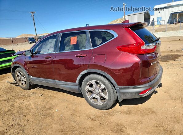 7FARW1H86JE046493 2018 HONDA CR-V Темно-бордовый Задняя левая четверть