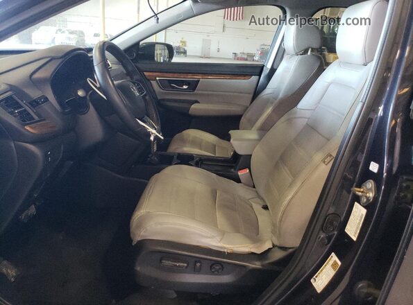 7FARW1H94HE022535 2017 HONDA CR-V Серый Вид салона спереди