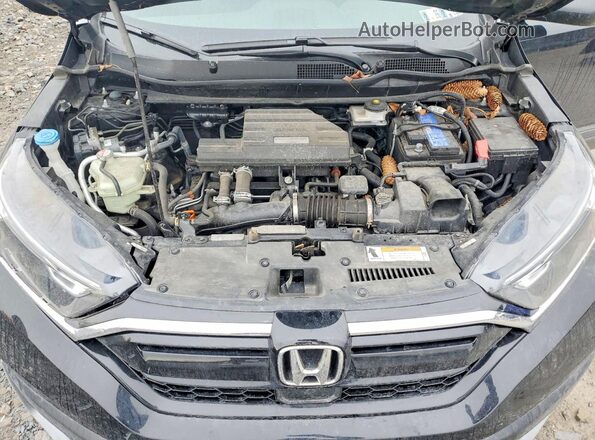 7FARW2H24ME010727 2021 HONDA CR-V Black Vista del compartimento del motor
