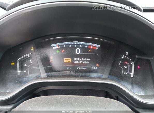 7FARW2H50JE081140 2018 HONDA CR-V Gray Вид задніх сидінь