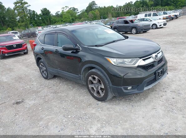 7FARW2H50KE010666 2019 HONDA CR-V Черный Передняя правая четверть