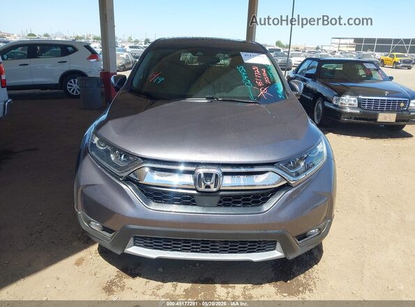 7FARW2H52KE024455 2019 HONDA CR-V Серый Вид панели приборов