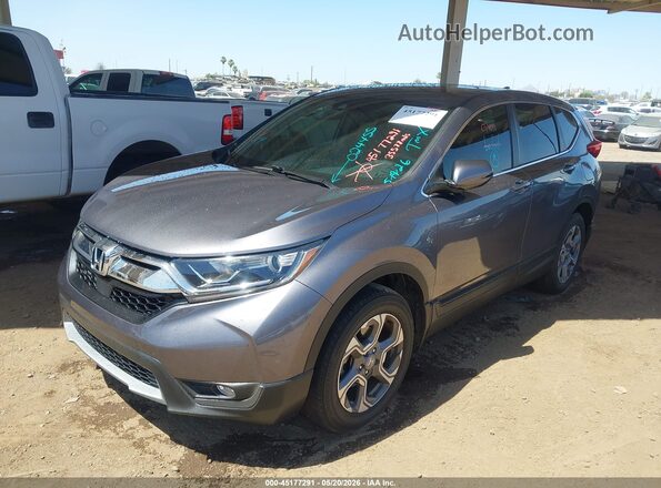 7FARW2H52KE024455 2019 HONDA CR-V Серый Передняя левая четверть