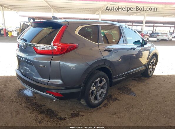 7FARW2H52KE024455 2019 HONDA CR-V Серый Задняя правая четверть