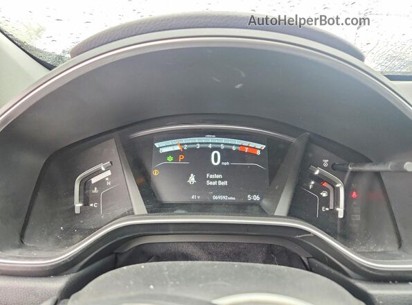 7FARW2H53JE028111 2018 HONDA CR-V Silver Widok zestawu wskaźników