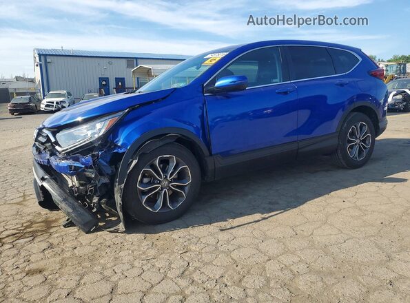 7FARW2H53ME013807 2021 HONDA CR-V Blue წინა მარცხენა ხედი სამი მეოთხედიდან
