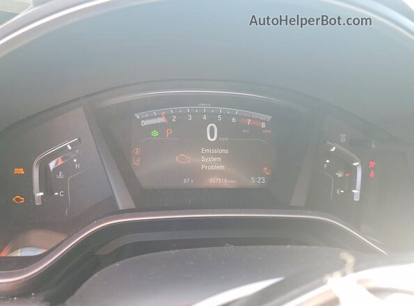 7FARW2H53ME013807 2021 HONDA CR-V Blue ხელსაწყოთა პანელის ხედი