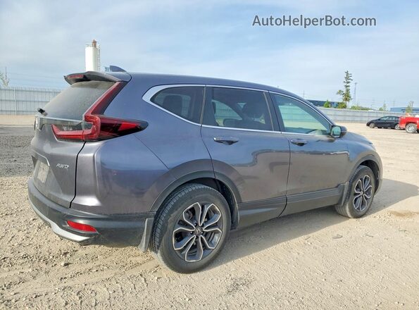 7FARW2H55NE048396 2022 HONDA CR-V Gray Trasero derecho