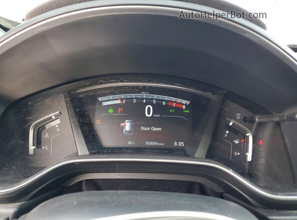 7FARW2H55NE048396 2022 HONDA CR-V Gray Vista del cuadro de instrumentos