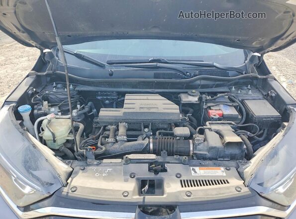 7FARW2H55NE048396 2022 HONDA CR-V Gray Vista del compartimento del motor