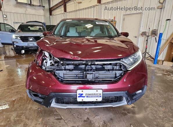 7FARW2H57KE021048 2019 HONDA CR-V Бордовый Вид спереди