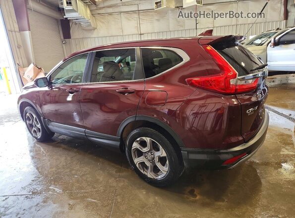 7FARW2H57KE021048 2019 HONDA CR-V Бордовый Задняя левая четверть