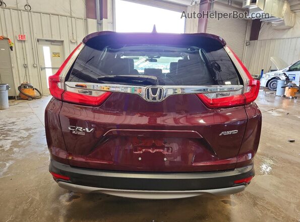 7FARW2H57KE021048 2019 HONDA CR-V Бордовый Вид сзади