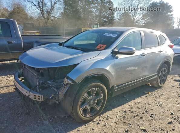 7FARW2H57KE042756 2019 HONDA CR-V Серебряный Передняя левая четверть