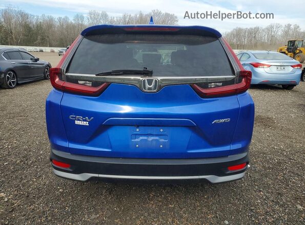 7FARW2H57NE018039 2022 HONDA CR-V Blue Вид ззаду