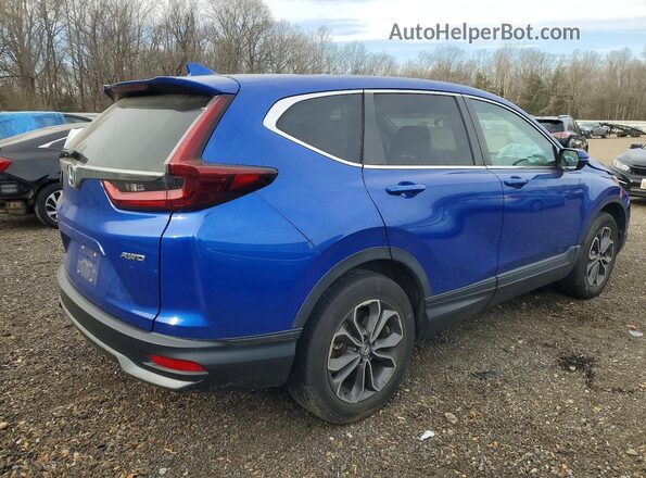 7FARW2H57NE018039 2022 HONDA CR-V Blue Задня права чверть