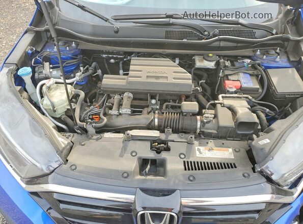 7FARW2H57NE018039 2022 HONDA CR-V Blue Вид підкапотного простору