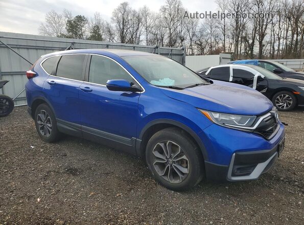 7FARW2H57NE018039 2022 HONDA CR-V Blue Передня права чверть