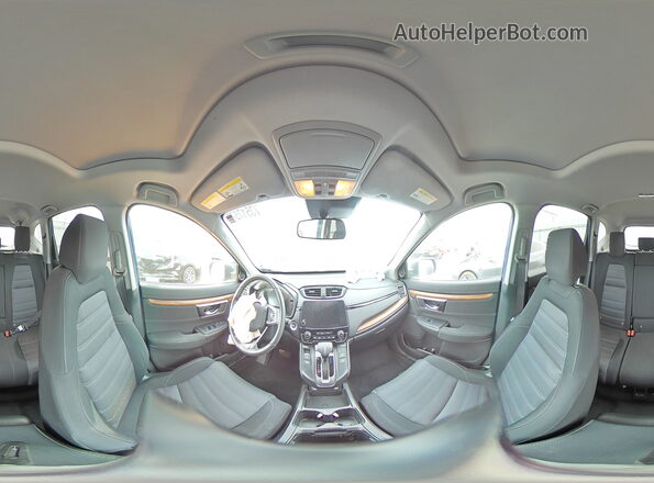 7FARW2H57NE018039 2022 HONDA CR-V Blue Панорамний вид салону 360°
