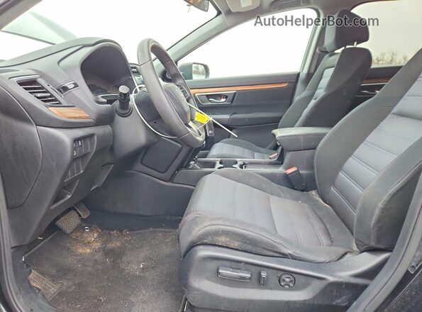 7FARW2H58KE022886 2019 HONDA CR-V Black Vista interior delantera