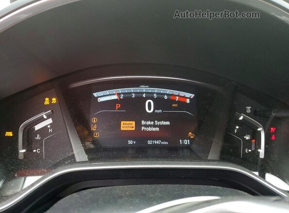 7FARW2H5XNE053349 2022 HONDA CR-V Silver Widok zestawu wskaźników