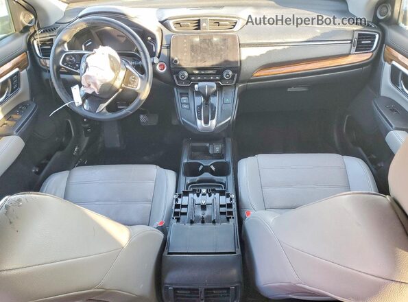 7FARW2H80JE013933 2018 HONDA CR-V Серебряный Вид панели приборов