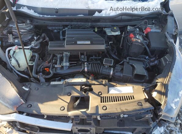 7FARW2H80JE013933 2018 HONDA CR-V Серебряный Вид подкапотного пространства
