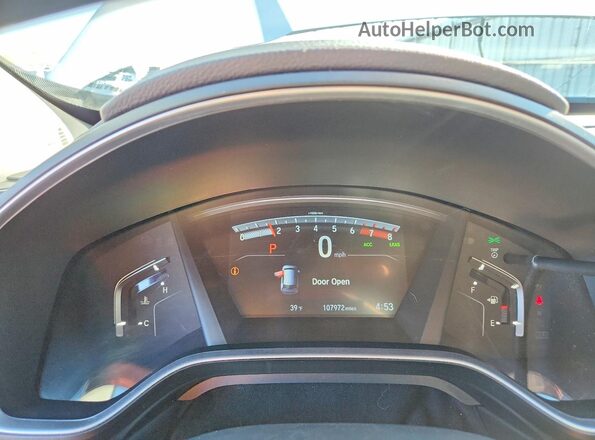 7FARW2H82KE057627 2019 HONDA CR-V White Widok zestawu wskaźników