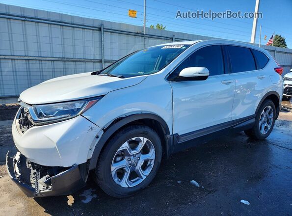 7FARW2H82KE057627 2019 HONDA CR-V White Przód lewy