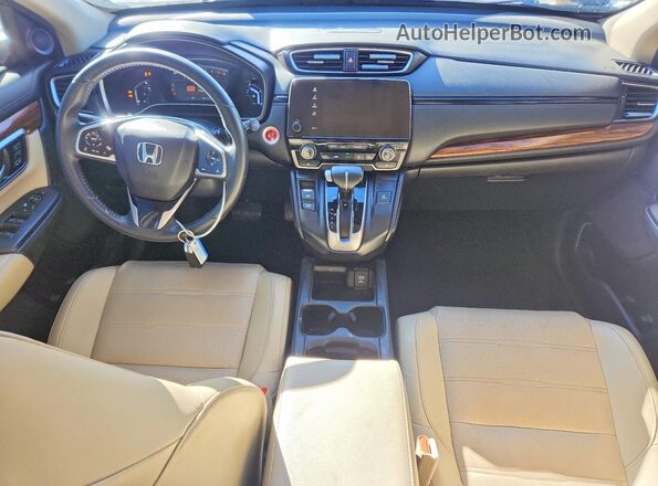 7FARW2H82KE063394 2019 HONDA CR-V White Առջևի վահանակի տեսք
