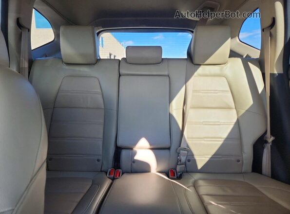 7FARW2H82KE063394 2019 HONDA CR-V White Հետևի նստատեղերի տեսք