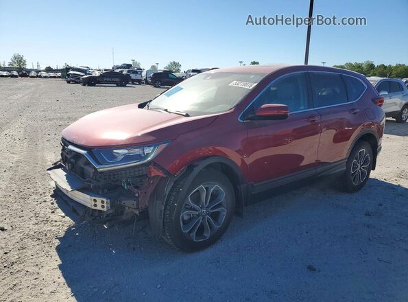 7FARW2H82NE024003 2022 HONDA CR-V Burgundy Front left