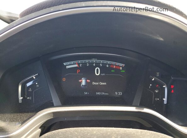 7FARW2H82NE024003 2022 HONDA CR-V Burgundy Instrument cluster view