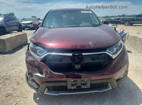 7FARW2H83KE012891 2019 HONDA CR-V Maroon Widok z przodu