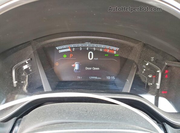 7FARW2H84JE081670 2018 HONDA CR-V Gray Widok zestawu wskaźników