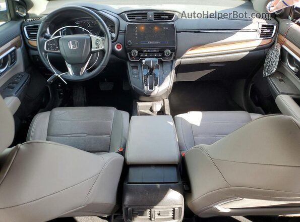 7FARW2H84JE081670 2018 HONDA CR-V Gray Widok deski rozdzielczej