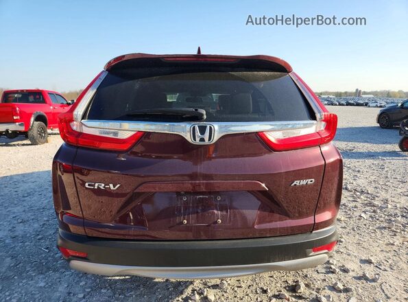 7FARW2H85JE091334 2018 HONDA CR-V Burgundy Widok z tyłu