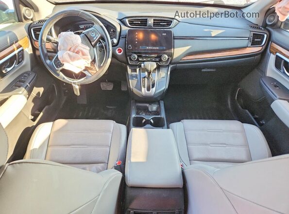 7FARW2H85JE091334 2018 HONDA CR-V Burgundy Widok deski rozdzielczej