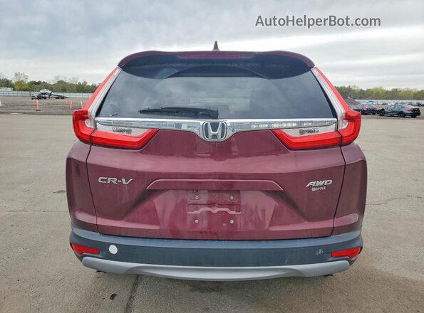 7FARW2H85KE044404 2019 HONDA CR-V Бордовый Вид сзади