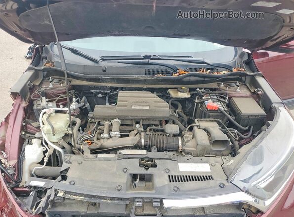 7FARW2H85KE044404 2019 HONDA CR-V Бордовый Вид подкапотного пространства