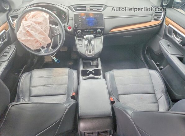7FARW2H86JE036617 2018 HONDA CR-V Черный Вид панели приборов