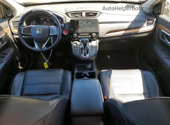 7FARW2H87JE017073 2018 HONDA CR-V Blue Widok deski rozdzielczej