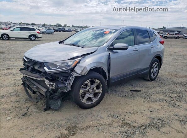 7FARW2H87JE061302 2018 HONDA CR-V Silver Front left
