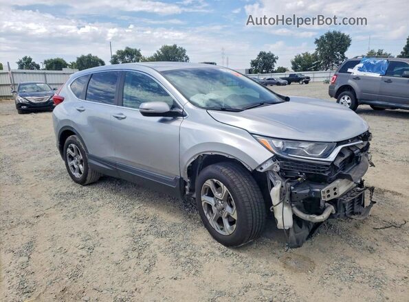 7FARW2H87JE061302 2018 HONDA CR-V Silver Front right