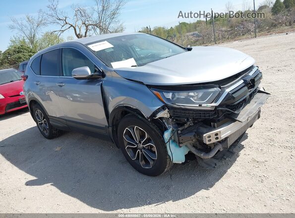 7FARW2H87NE025289 2022 HONDA CR-V Серебряный Передняя правая четверть