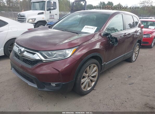 7FARW2H89JE091272 2018 HONDA CR-V Красный Передняя левая четверть
